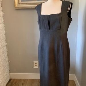 Grey Business Dress, Calvin Klein, 12